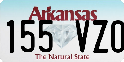 AR license plate 155VZO