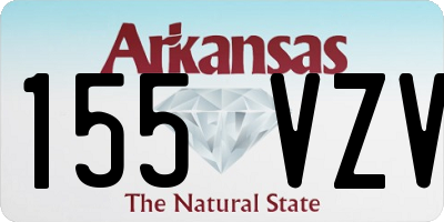 AR license plate 155VZV