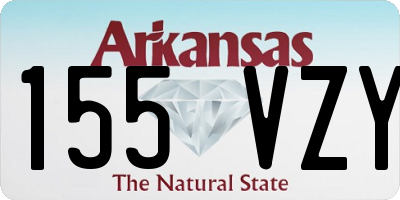 AR license plate 155VZY