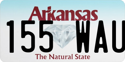 AR license plate 155WAU