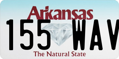 AR license plate 155WAV