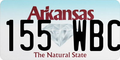 AR license plate 155WBC