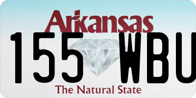 AR license plate 155WBU