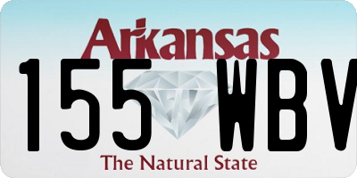 AR license plate 155WBV