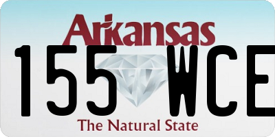 AR license plate 155WCE