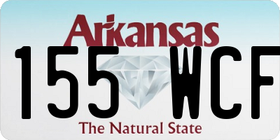 AR license plate 155WCF