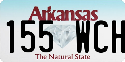 AR license plate 155WCH