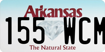 AR license plate 155WCM