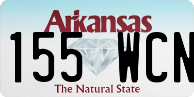 AR license plate 155WCN