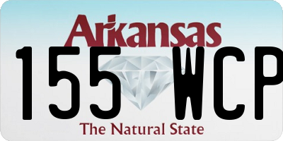 AR license plate 155WCP