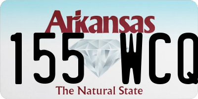AR license plate 155WCQ