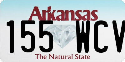 AR license plate 155WCV