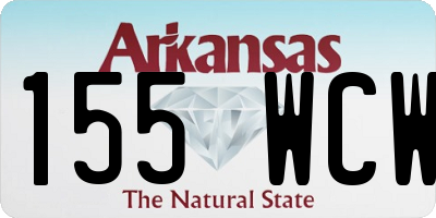 AR license plate 155WCW