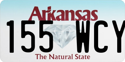 AR license plate 155WCY