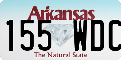 AR license plate 155WDC