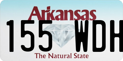 AR license plate 155WDH