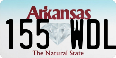 AR license plate 155WDL
