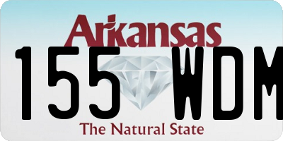 AR license plate 155WDM