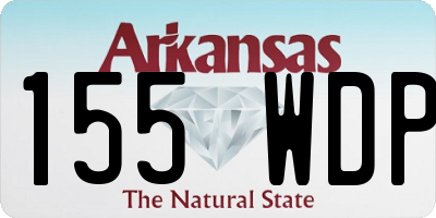 AR license plate 155WDP
