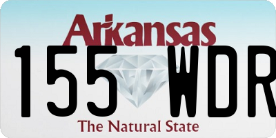 AR license plate 155WDR