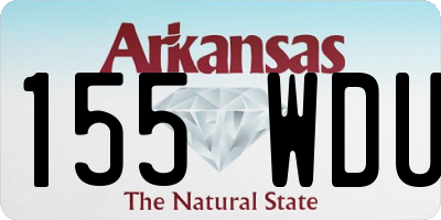 AR license plate 155WDU