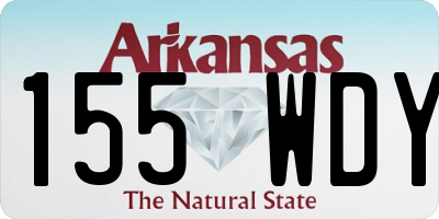 AR license plate 155WDY