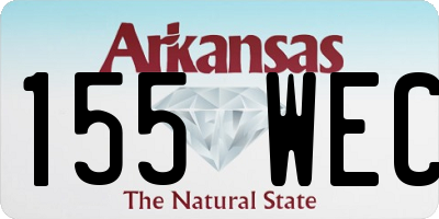 AR license plate 155WEC