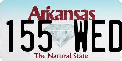 AR license plate 155WED