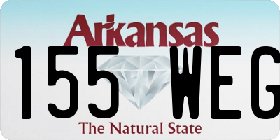 AR license plate 155WEG