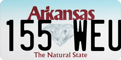 AR license plate 155WEU