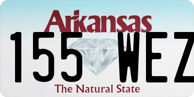 AR license plate 155WEZ