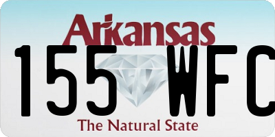 AR license plate 155WFC