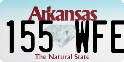 AR license plate 155WFE