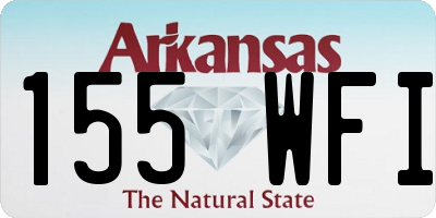 AR license plate 155WFI