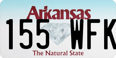 AR license plate 155WFK