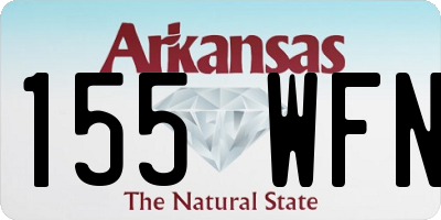 AR license plate 155WFN