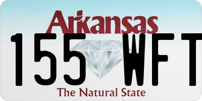 AR license plate 155WFT