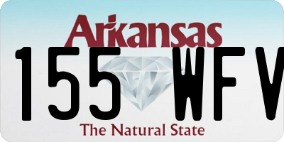 AR license plate 155WFV