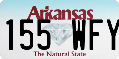 AR license plate 155WFY