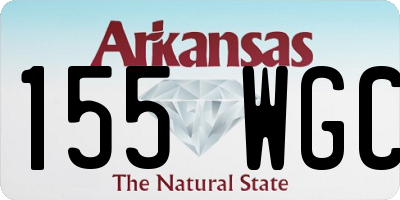 AR license plate 155WGC