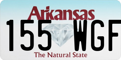 AR license plate 155WGF