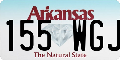 AR license plate 155WGJ