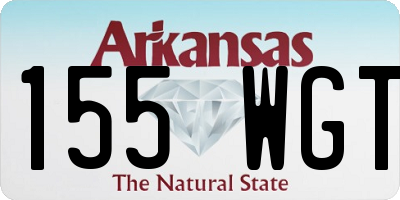 AR license plate 155WGT