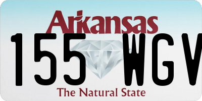AR license plate 155WGV
