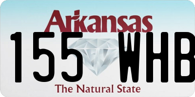 AR license plate 155WHB
