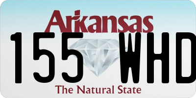 AR license plate 155WHD