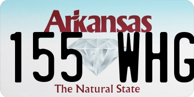 AR license plate 155WHG