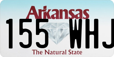 AR license plate 155WHJ