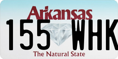 AR license plate 155WHK