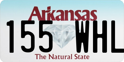 AR license plate 155WHL